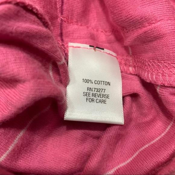 SO Pink Striped Hooded Short Sleeve Top - Picture 10 of 10